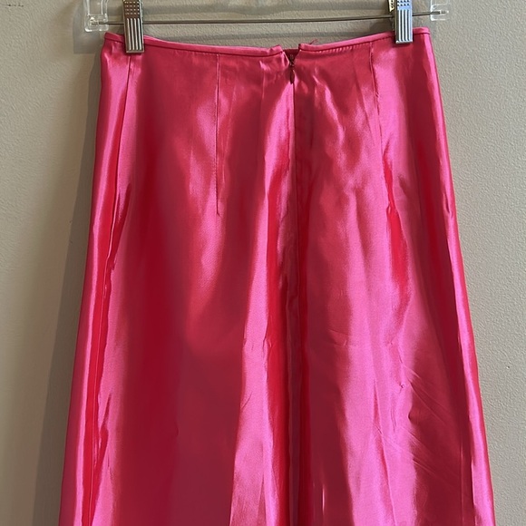 Jessica McClintock for Gunne Sax Long Fuschia Maxi Skirt Size 5 - Picture 5 of 10